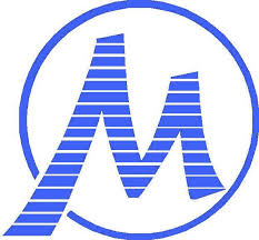 A képen fehér alapon egy kék M betű látható ez a szervezet logoja.