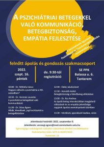 A plakáton a rendezvény adatai olvashatók.